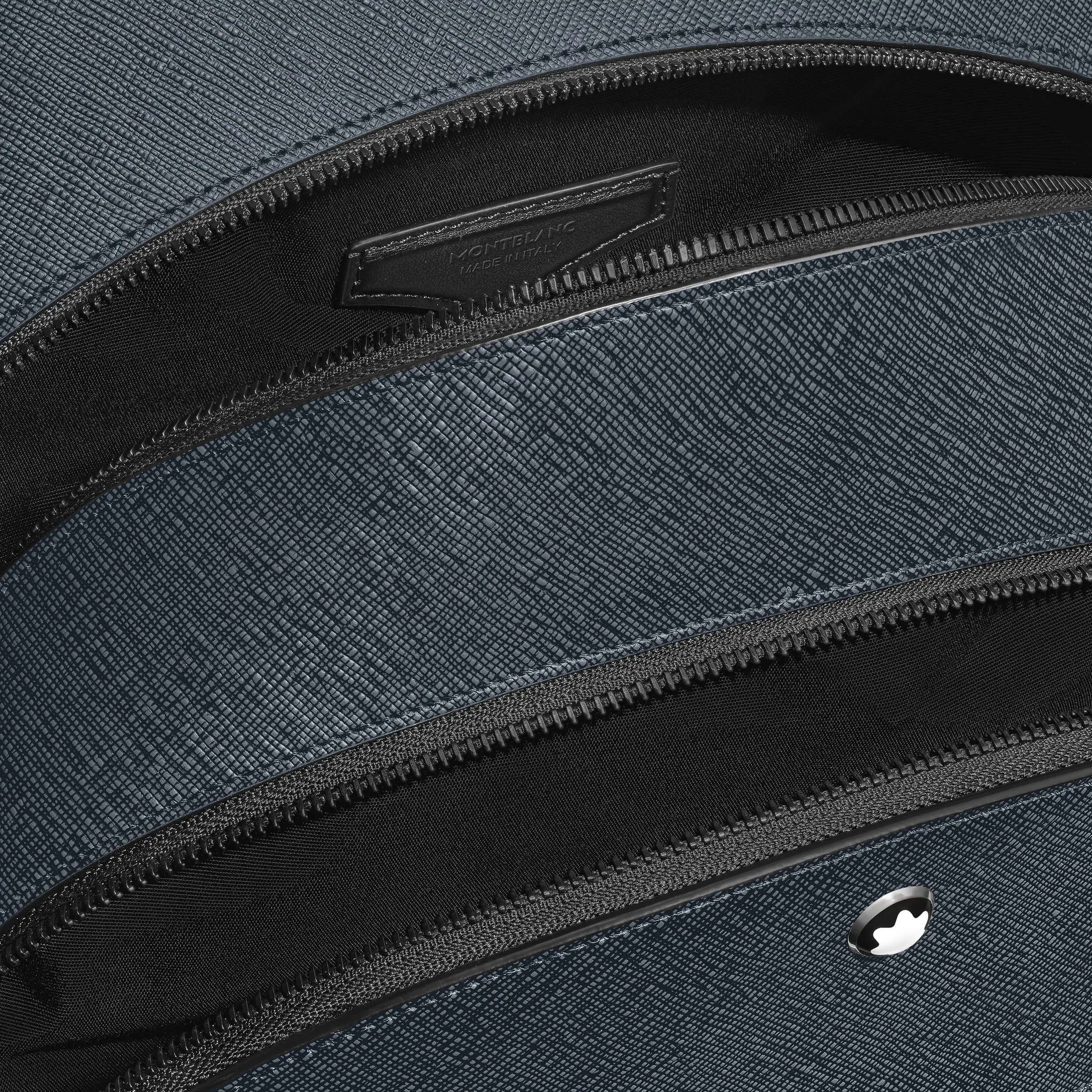 Montblanc Zaino Modello Medio con 3 Compartimenti in Pelle Sartorial - immagine 7