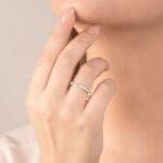 Mirco Visconti Anello Veretta Oro bianco e Diamanti - immagine 2