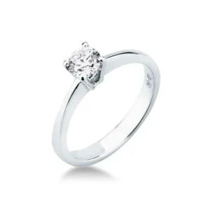 Mirco Visconti Anello Solitario Oro bianco e Diamante