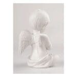 Lladró Scultura Angelo con fiore - immagine 4
