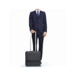 Montblanc #MY4810 trolley pilota policarbonato nero e dettagli in pelle - immagine 3