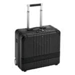 Montblanc #MY4810 trolley pilota policarbonato nero e dettagli in pelle