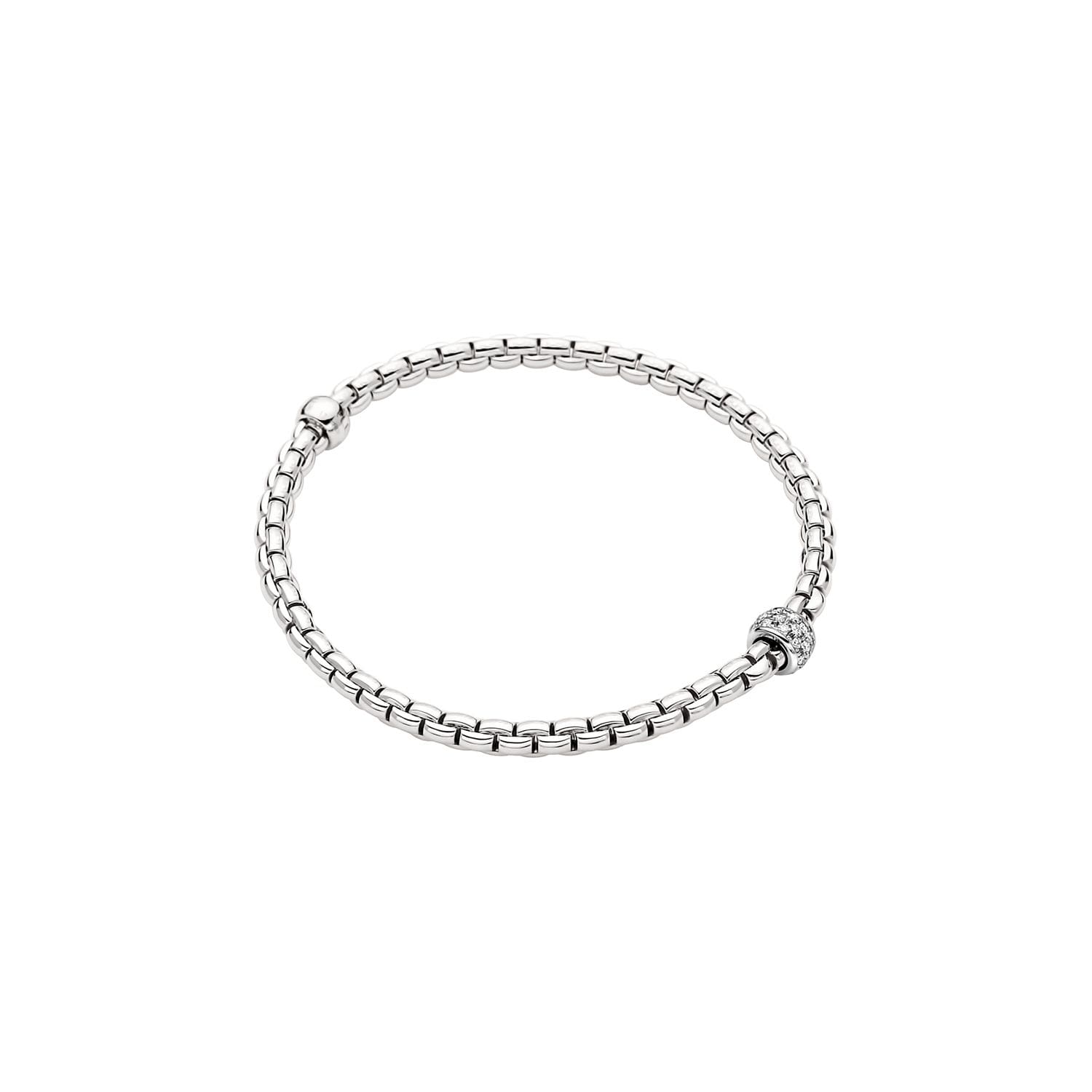 73301BX_PB_B_XBX_risultato FOPE Bracciale Flex'it con pavé di diamanti - immagine 1