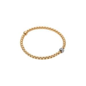 FOPE Bracciale Flex'it con pavé di diamanti