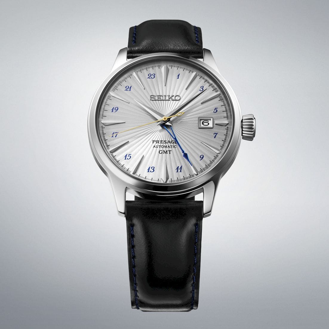 Seiko Orologio PRESAGE Cocktail Automatico GMT Silver Bullet - immagine 2